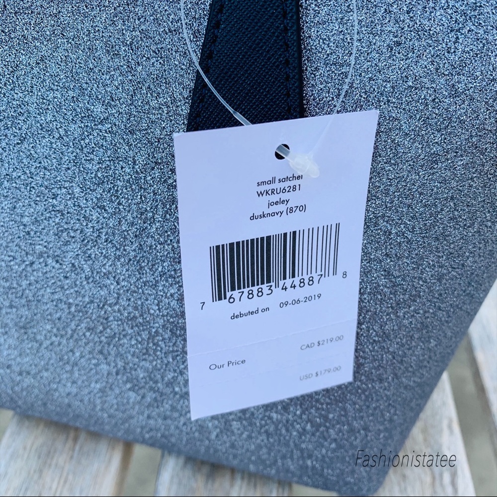 Kate spade Small Joeley Satchel glitter BRAND NEW - Picture 7 of 8